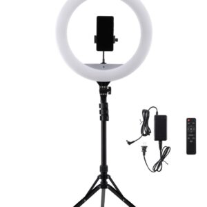 Selfie Light, Phone Light with Front & Back Clip, 60 LED Portable Light with 3 Modes, 5000mAh Rechargeable Video Light
